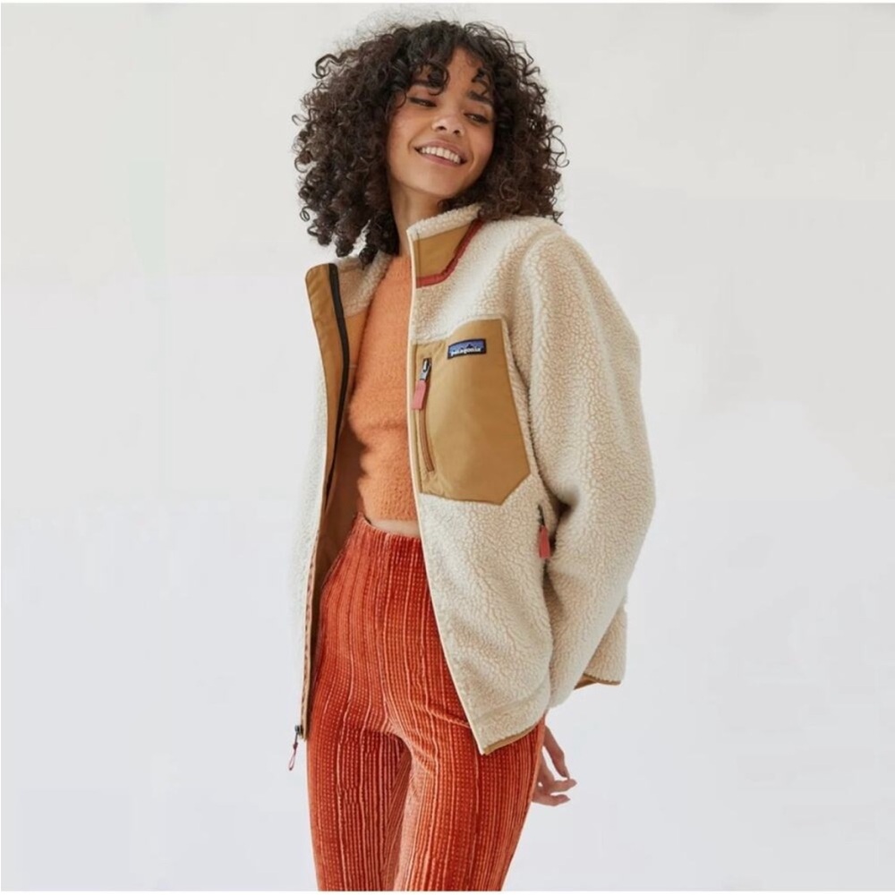 Patagonia Classic Retro-X Jacket Natural with Nest Brown XL - Picture 2 of 11